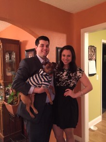 Meet my husband, Andrew & our fur baby, Duke